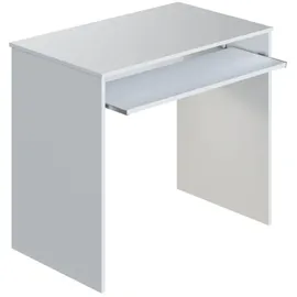 Habitdesign Schreibtisch - weiß, 90x54x79h cm - Weiß