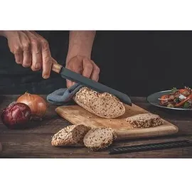 NIROSTA Flow Fair Brotmesser 20 cm Schwarz