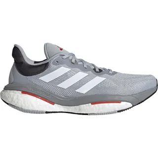 ADIDAS Herren Solarglide 6 M Sneaker, Halo Silver FTWR White Better Scarlet, 41 1/3 EU - 41 1/3 EU