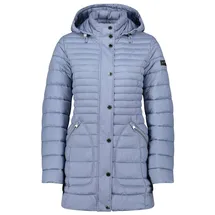 Betty Barclay Damen Steppjacke mit Abnehmbarer Kapuze 48, Country Blue - 48