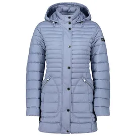 Betty Barclay Damen Steppjacke mit Abnehmbarer Kapuze 48, Country Blue - 48