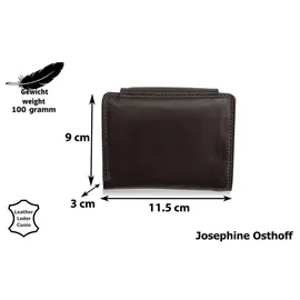 Josephine Osthoff Handtaschen-Manufaktur Josephine Osthoff Geldbörse Damen Herren Portemonnaie braun