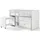 Vipack Hochbett mit MDF , Weiß Liegefläche 90/200cm, »Bonn«,