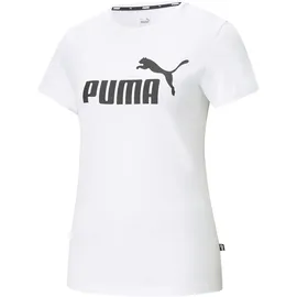 Puma Essentials No. 1 Logo T-Shirt Damen 02 white L