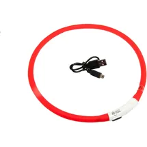 Karlie Visio Light Leuchthalsband Rot 20 - 70 cm