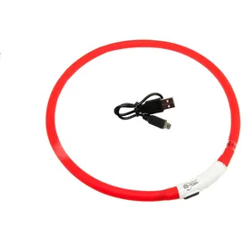 Karlie Visio Light Leuchthalsband Rot 20 - 70 cm