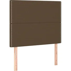 vidaXL Boxspringbett 100 x 200 cm Dunkelbraun