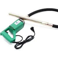 Wiltec Elektro Einhand Betonrüttler 800 W mit Ø 35 mm Rüttelflasche und 200 cm Schlauchlänge