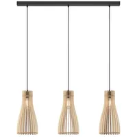 envostar Furn Hängeleuchte, Birkensperrholz, 3fl