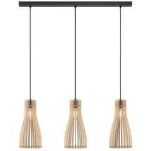 envostar Furn Hängeleuchte, Birkensperrholz, 3fl