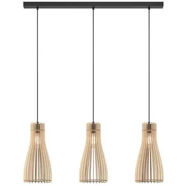 envostar Furn Hängeleuchte, Birkensperrholz, 3fl