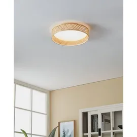 EGLO Luppineria 1 rund Holz und Kunststoff