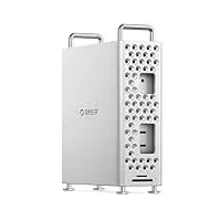 ORICO MiniPro Mac mini M4 Dockingstation & Stand mit 1TB Speicher Extreme SSD, 10Gbps USB-C-Hub, Vertikales Aluminium Schutzhülle kompatibel mit Mac mini M4/M4 Pro - MS10