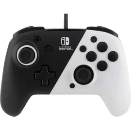 PDP Faceoff Deluxe Controller schwarz/weiß Nintendo Switch