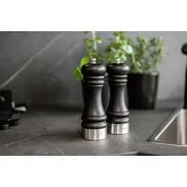 Wenko Sali Salzmühle 17,5 cm Schwarz unbefüllt