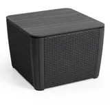 ALLIBERT Luzon Beistelltisch 39 x 39 x 43 cm anthrazit