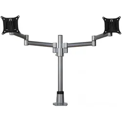 Thovip - Monitorarm Catro II Double silber für 2 Monitore