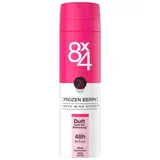 8x4 Frozen Berry Deodorant mit fruchtig-floralem Duft, erfrischendes Deo ohne Aluminium (ACH) mit 48h Schutz für jeden Hauttyp (150 ml)