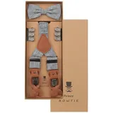 Prince Bowtie Hosenträger blau
