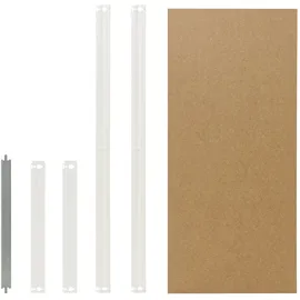 shelfplaza Fachboden Holz/Kunststoff/Stahl 80x40 cm weiß