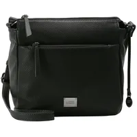 L.Credi Budapest Umhängetasche 25 cm schwarz Schwarz Damen