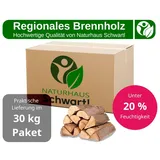 30kg Brennholz Buche Buchenholz Kaminholz Regional Ofenfertig Trocken Kamin Ofen - 30 kg