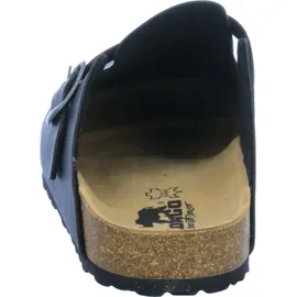 LONGO Clogs Tieffußbett Herren Schwarz 47 EU