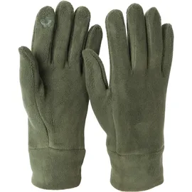 Stylebreaker Fleecehandschuhe Einfarbige Touchscreen Dunkeloliv 10