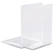 Maul Buchstütze Acryl Transparent 15 x 16 x 21 cm 2 St.