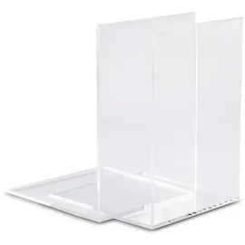 Maul Buchstütze Acryl Transparent 15 x 16 x 21 cm 2 St.