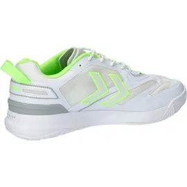hummel Dagaz 2.0 (Dämpfung) weiss/lime Herren Handballschuhe weiß, Größe 44 - 44