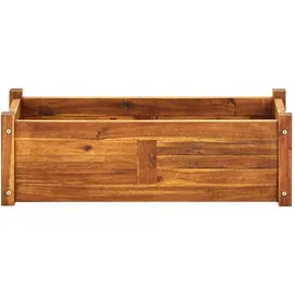 vidaXL Garten-Hochbeet Akazienholz 76 x 27,6 x 25 cm Holz