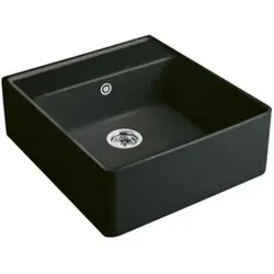 V&B Spülstein-Einzelbecken Einbauspüle, chromit CeramicPlus