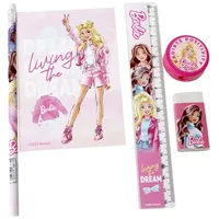 Barbie Schreibset 5-teilig Paints Schule Mädchen Mattel | Gr.: