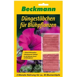 Beckmann & Brehm Düngestäbchen für Blühpflanzen 40 Stück