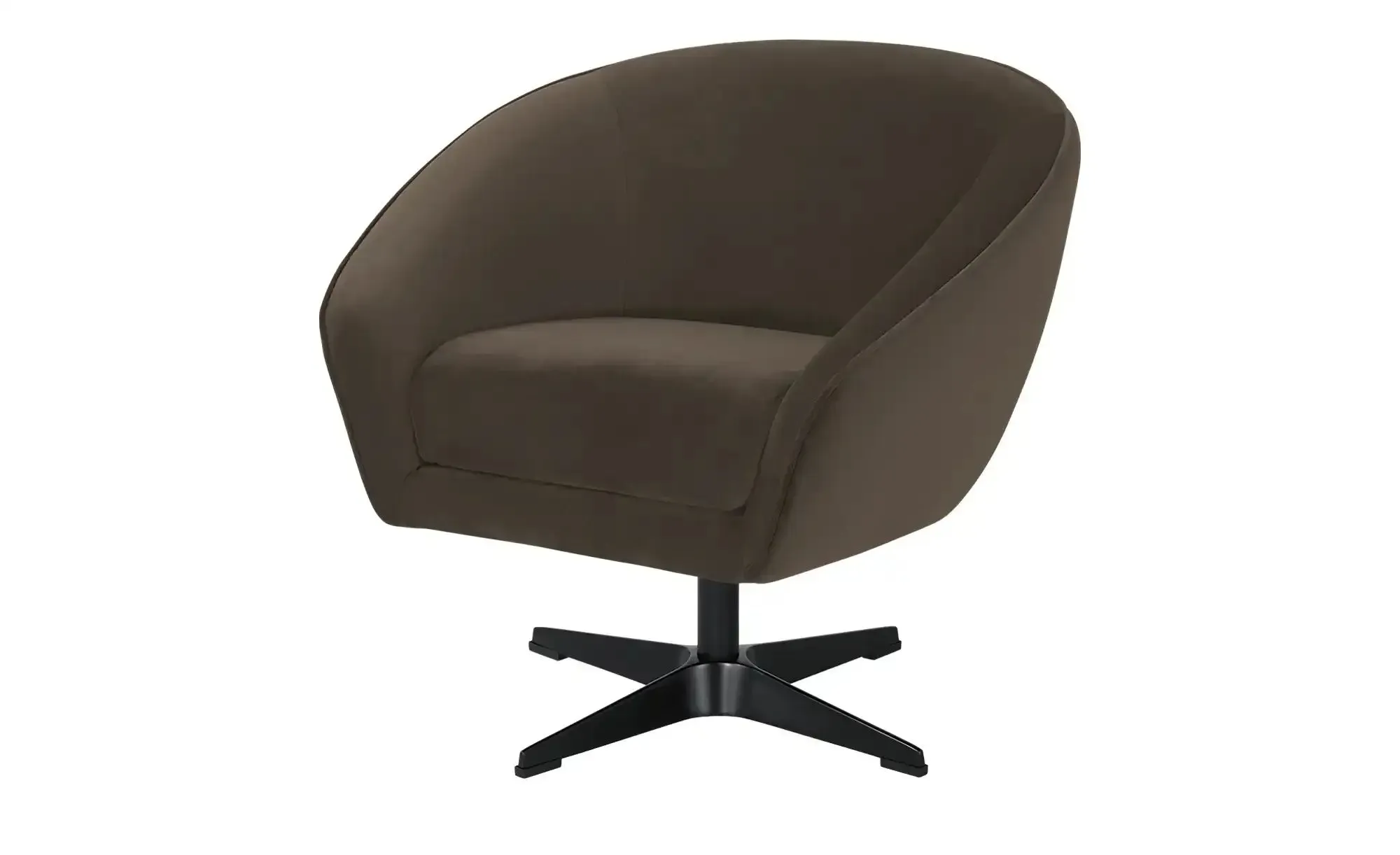 switch Drehsessel  Roma Mikrofaser , braun , Maße (cm): B: 80 H: 75 T: 80.0