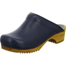 Sanita Comfortwear Clog "Wood-Lotte open, - Blau