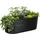 Relaxdays Hochbeet 160 x 80 x 80 cm Schwarz
