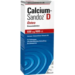 Calcium Sandoz D Osteo Brausetabletten 40 St