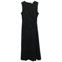 s.Oliver Midikleid mit Taillendrapierung Schwarz L