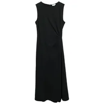 s.Oliver Midikleid mit Taillendrapierung Schwarz L