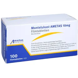 Montelukast Ametas 10 mg Filmtabletten 100 St