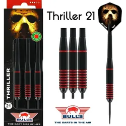 Dart Bull's Thriller Black Brass SCHWARZ 23g