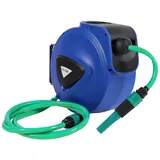 HELO24 Schlauchtrommel Wasserschlauchtrommel 20m blau blau