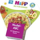 HiPP Kinderteller Fliegendes Nudel-ABC mit Bolognese-Sauce ab 1 Jahr