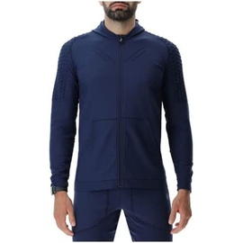 UYN Run Fit OW HOODED FULL ZIP Jacket Men's Blaues Kleid XL
