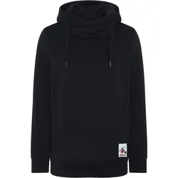 Hoodie mit Mountain-Logo-Patch XS