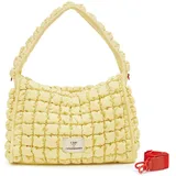 LES VISIONNAIRES Unio Hobo Schultertasche Synthetik Yellow
