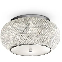 Ideal Lux Deckenleuchte PASHA PL6, 6-flammig, E14, Chrom IDEA-100784