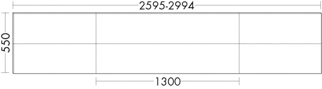 Burgbad Wannenverkleidung Anthrazit Matt, SEVN275F0091F1520 SEVN275F0091F1520